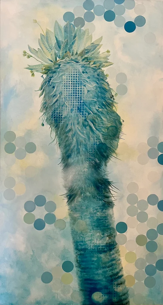 COLOSAL Mixta sobre tela 197 × 105 cm